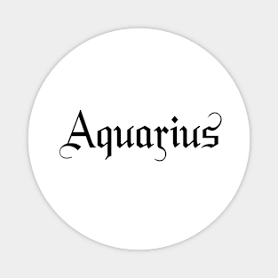 Aquarius zodiac sign Magnet